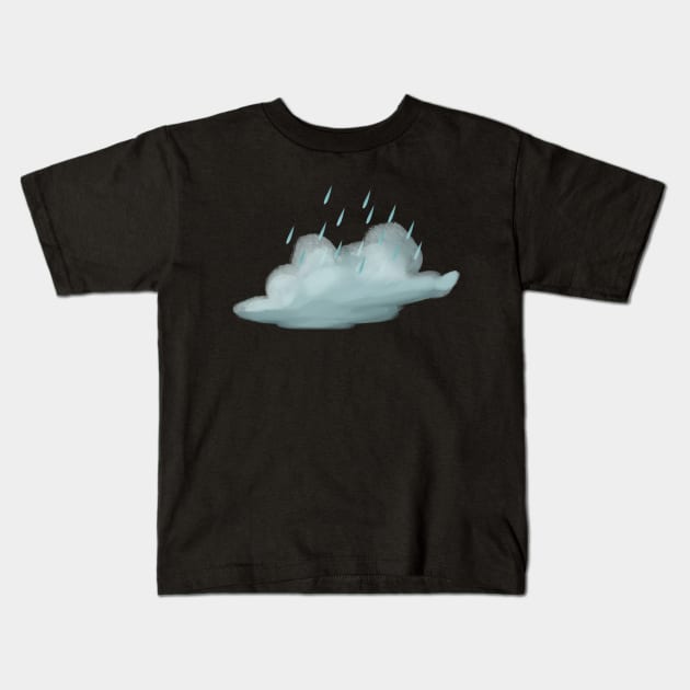 Reverse rain Kids T-Shirt by Eddo